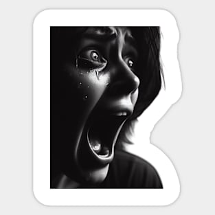 Scream Sticker